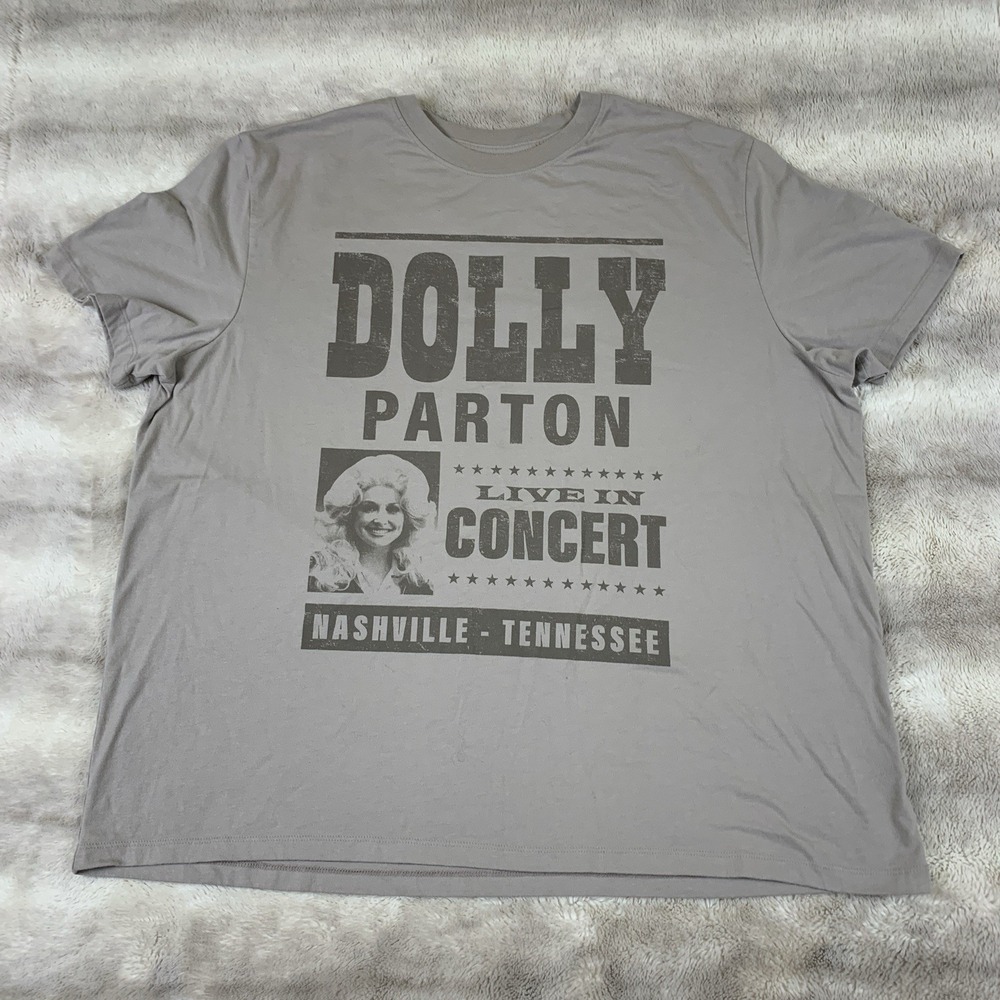 Dolly Parton Live In Concert Nashville Tennessee Graphic T Shirt Adult XXL